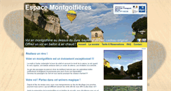 Desktop Screenshot of espace-montgolfieres.com